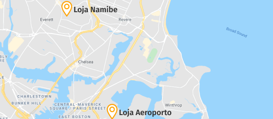 Mapa de lojas